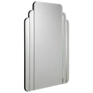 Croydex Art Deco Unframed Bevelled Mirror - 700 x 500mm 2