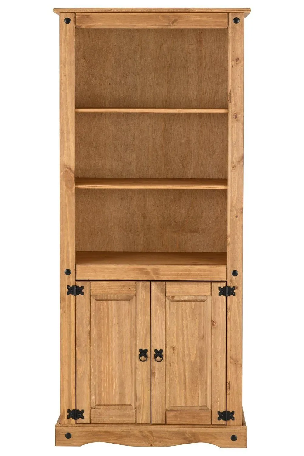 Seconique Corona 2 Door Display Unit/Bookcase in Natural 4