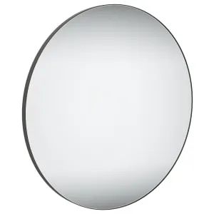 Sensio Leo Black Round Bathroom Mirror - 800mm