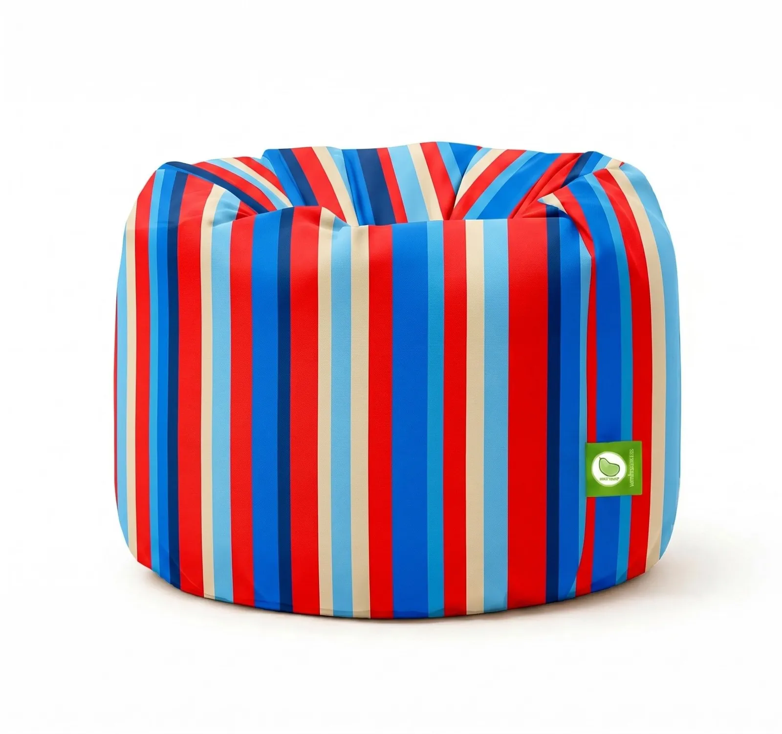 Bean Lazy Cotton Multi Coloured Stripe Bean Bag Large Size
