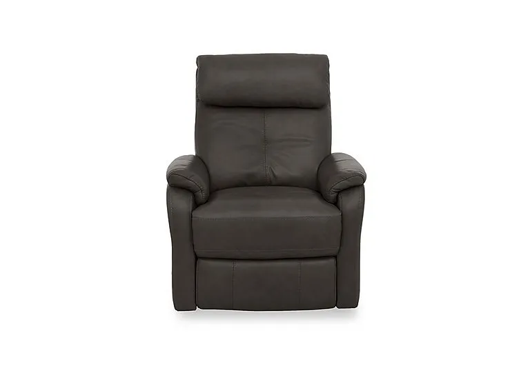Compact Collection Titch Leather Chair - Dark Chocolate