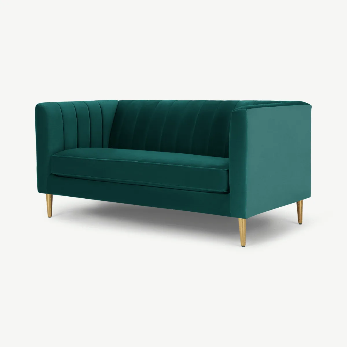 Amicie 2 Seater Sofa, Seafoam Blue velvet