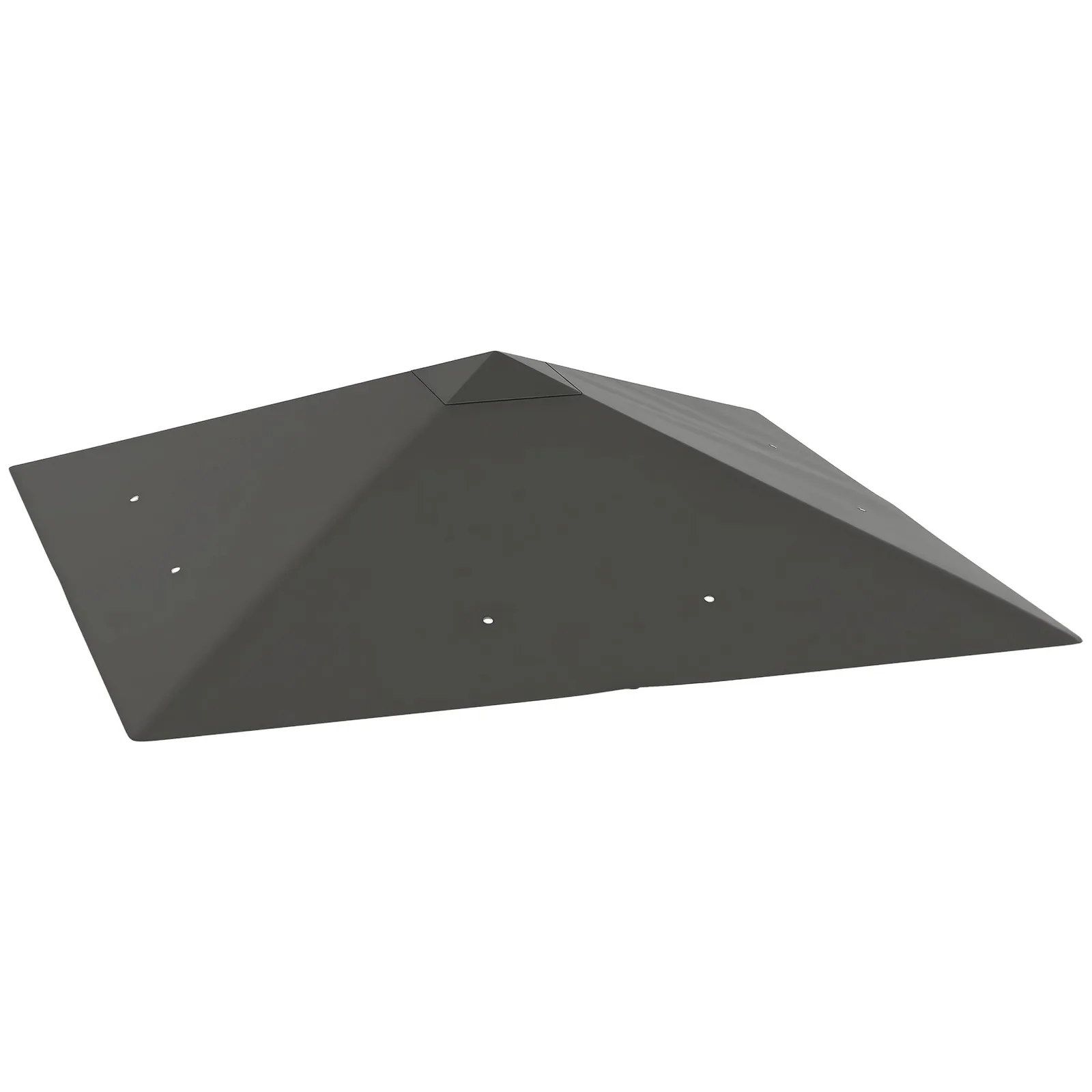 OUTSUNNY 3 x 3(m) Gazebo Canopy Replacement Cover with Drain Holes, Grey 2