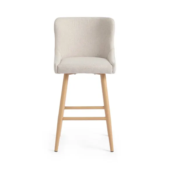 Montreal Bar Stool, Natural Fabric 5