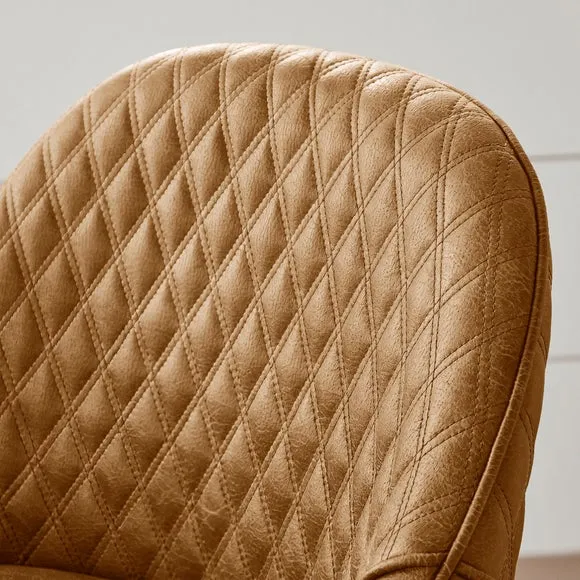 Hudson Bar Stool, Faux Leather 3
