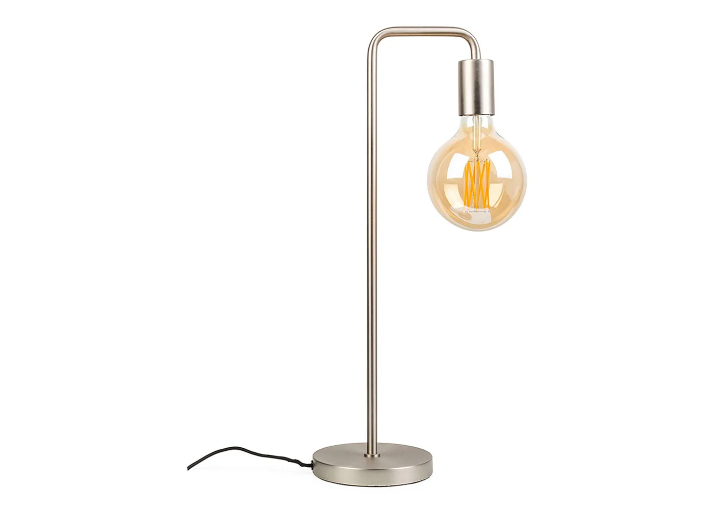 Heal's Junction Table Lamp Satin Nickel