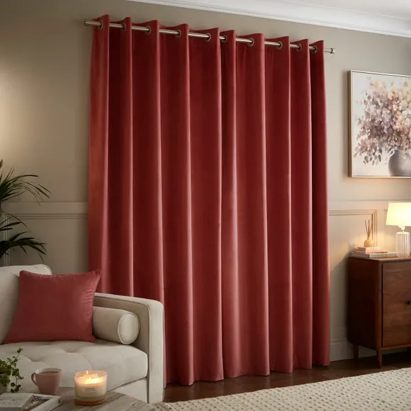 Luxe Velour Eyelet Curtains (Blackout Available) 4