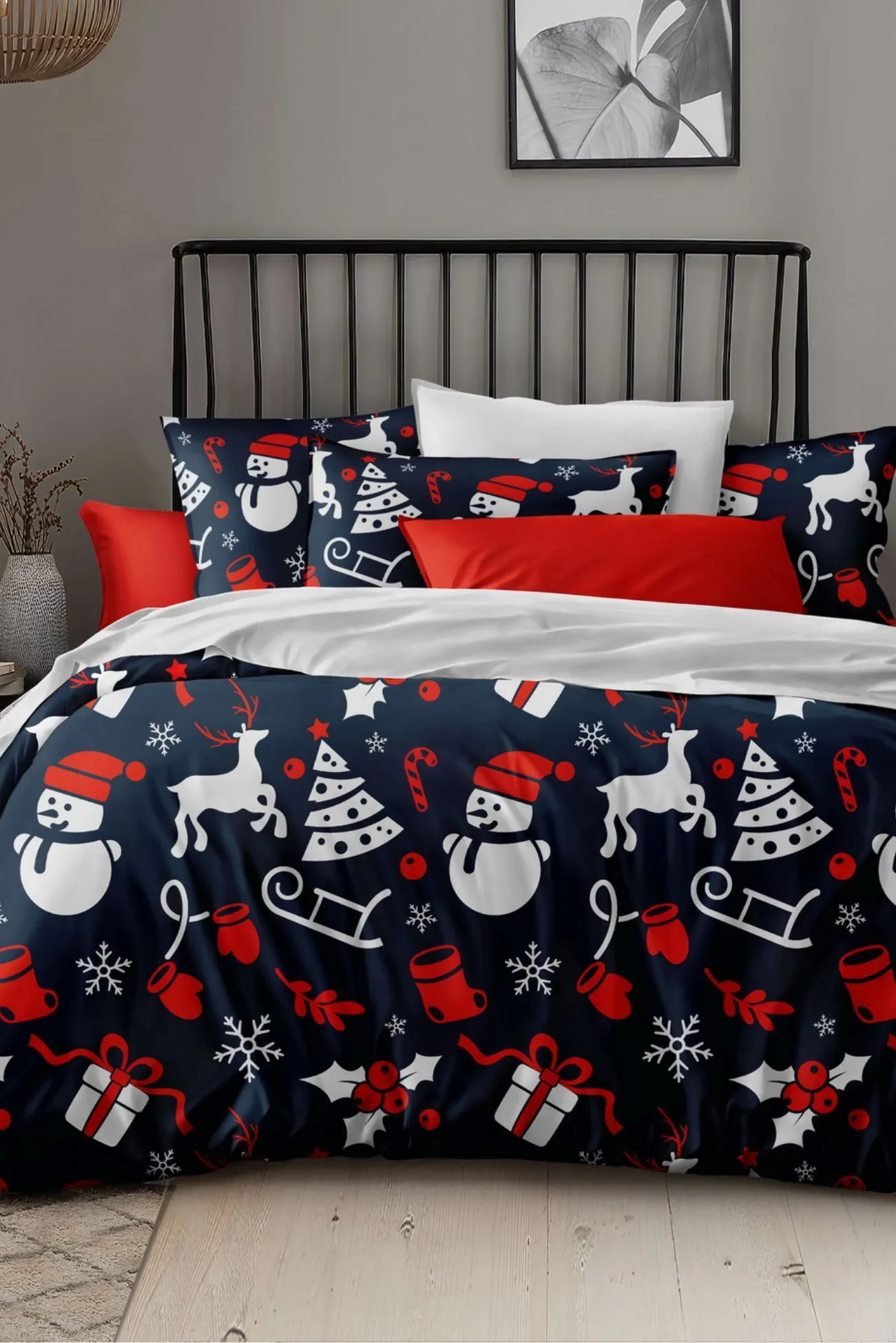 Ezysleep Christmas Print Printed Duvet Set 2