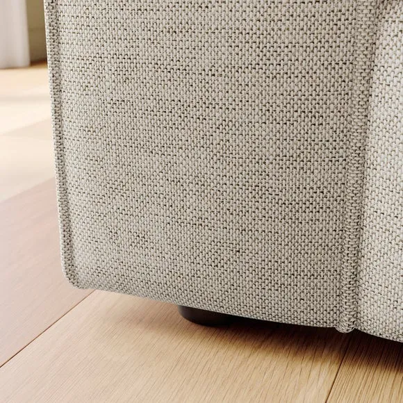 Abel Basketweave Reversible Corner Chaise Sofa 5