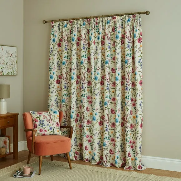 Foxley Printed Pencil Pleat Curtains 4