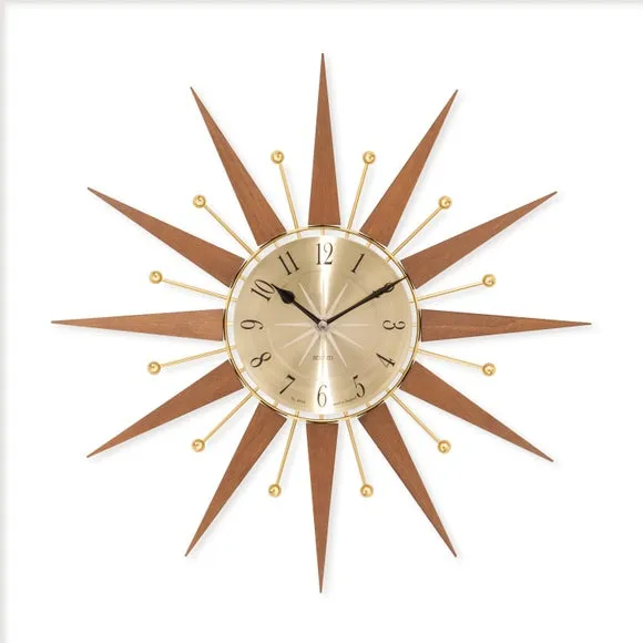 Acctim Wolcott Wooden Wall Clock 4