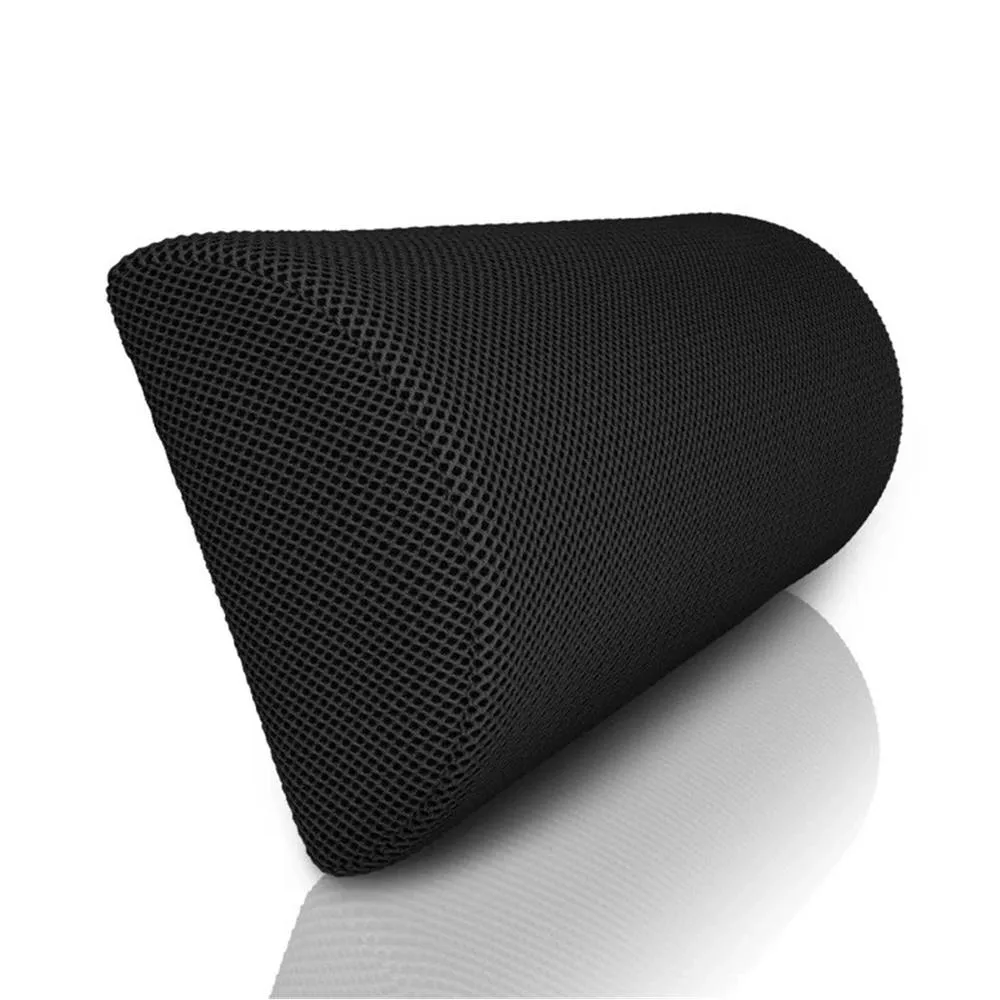 Nordara Half Moon Pillow Memory Foam Bolster in Black