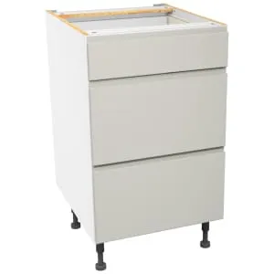 Wickes Madison Gloss Stone Drawer Unit - 500mm