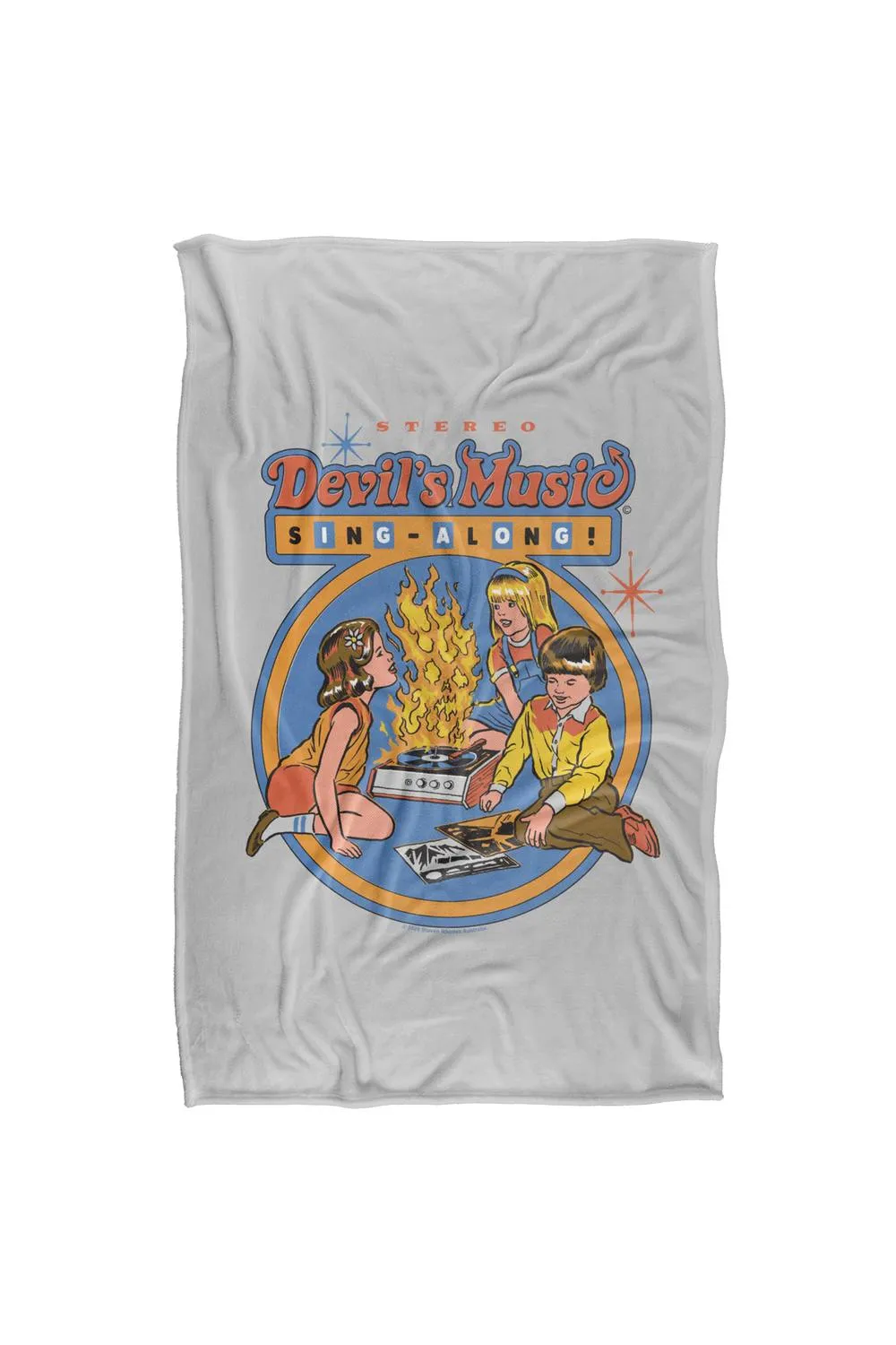 Steven Rhodes Devils Music Singalong Silky Super Soft Throw Blanket