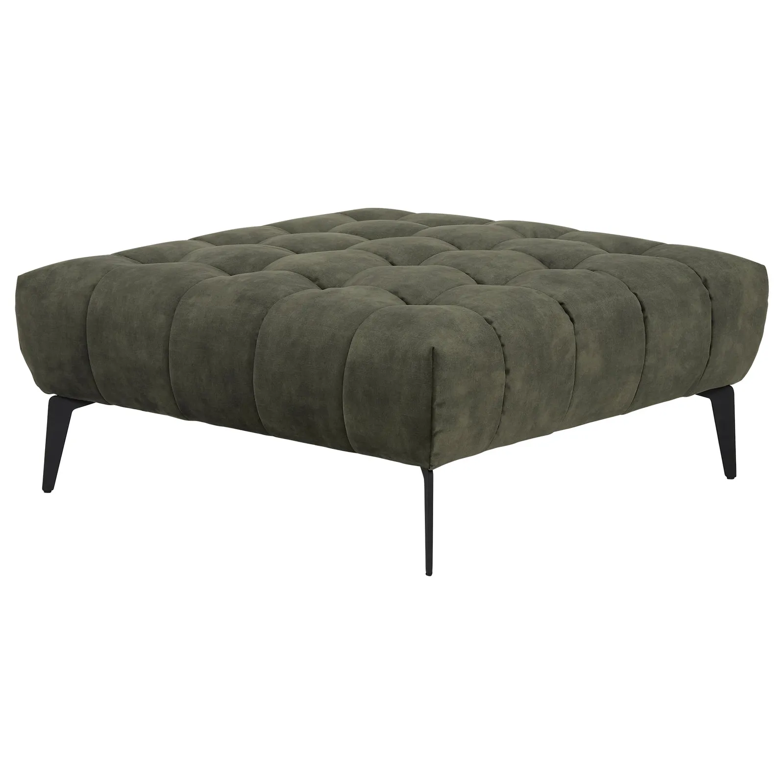 Azalea Footstool 39X92X92Cm, Green Fabric | Barker & Stonehouse 5
