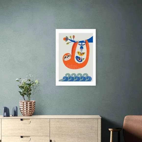 East End Prints Sloth Print by Rachel Lee 1