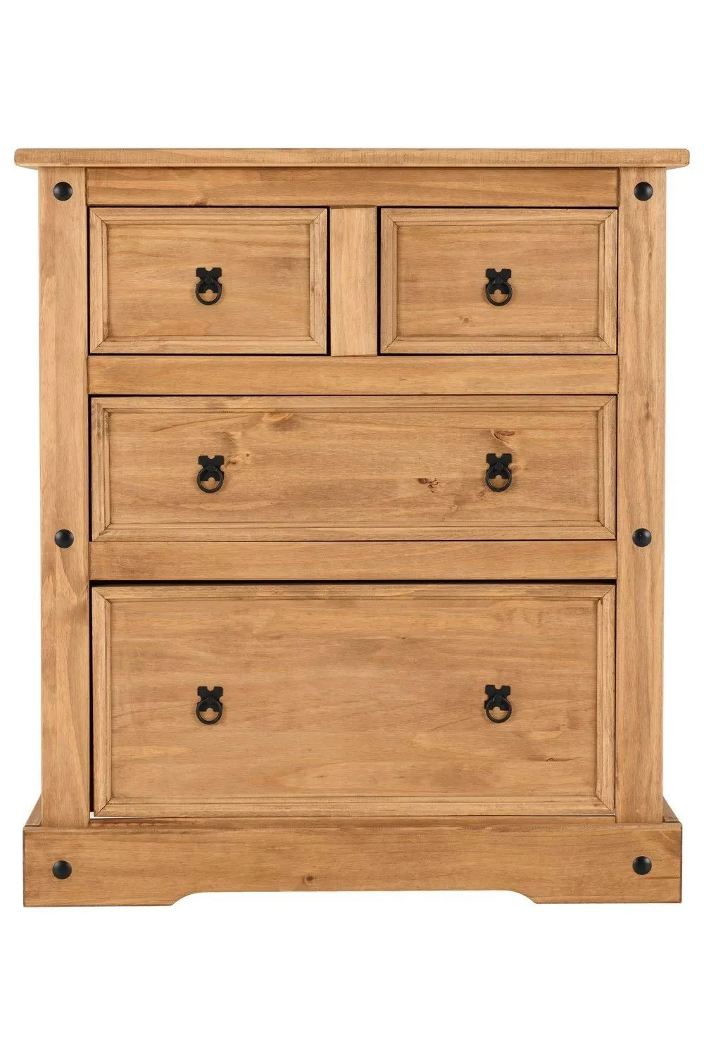 Seconique Corona 2+2 Drawer Chest in Natural 4
