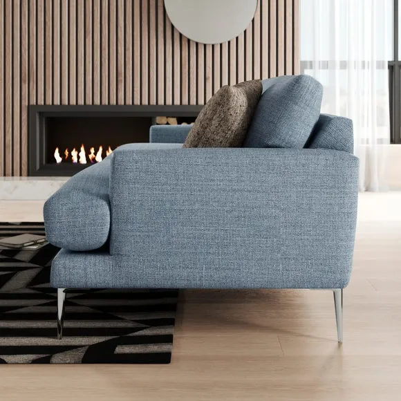 Lawson Chunky Tonal Weave 4 Seater Sofa 2