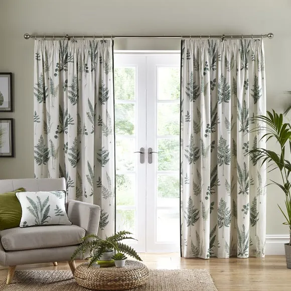Fern Pencil Pleat Curtains 2