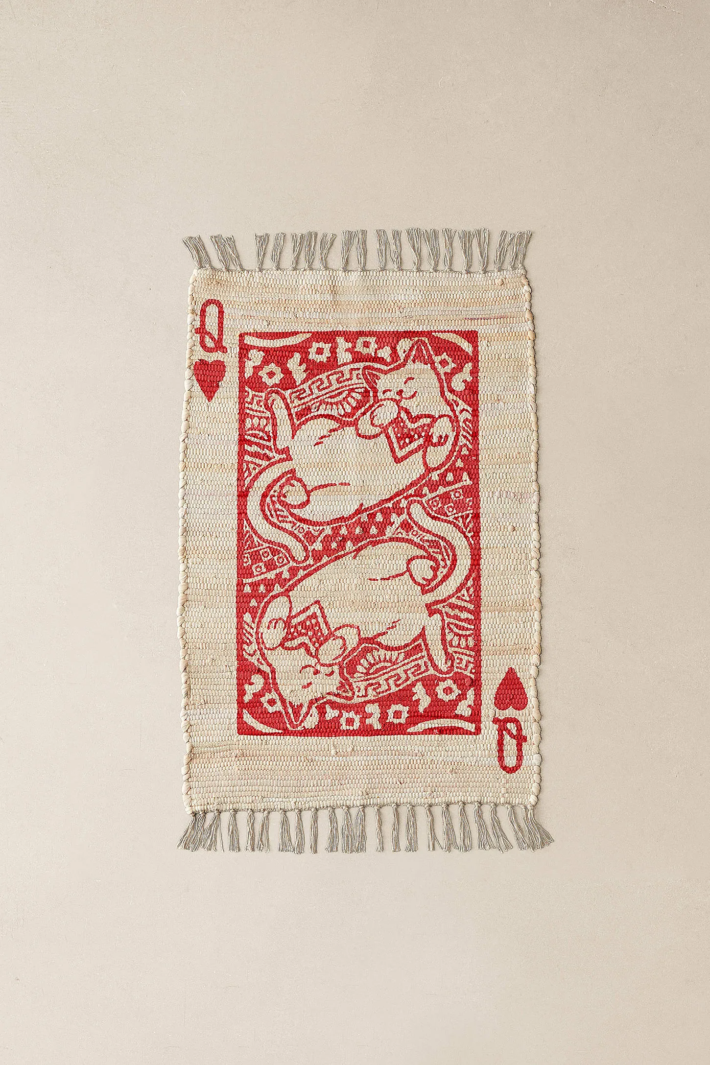 Queen Of Cats 2x3ft / 60x90cm Rug - Red 2