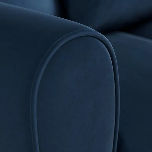 Blake Curved Arm Opulent Velvet 2 Seater Sofa 4