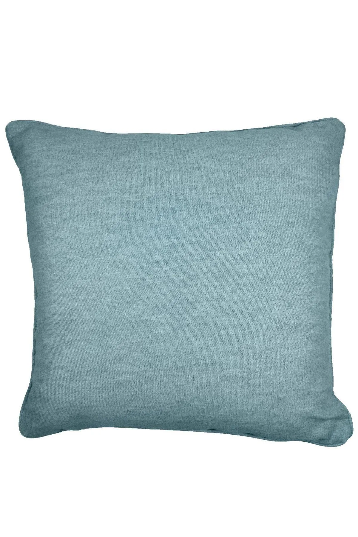 Fusion 'Sorbonne' Luxury Plain Dyed Filled Cushion 100% Cotton in Duck Egg Blue 2