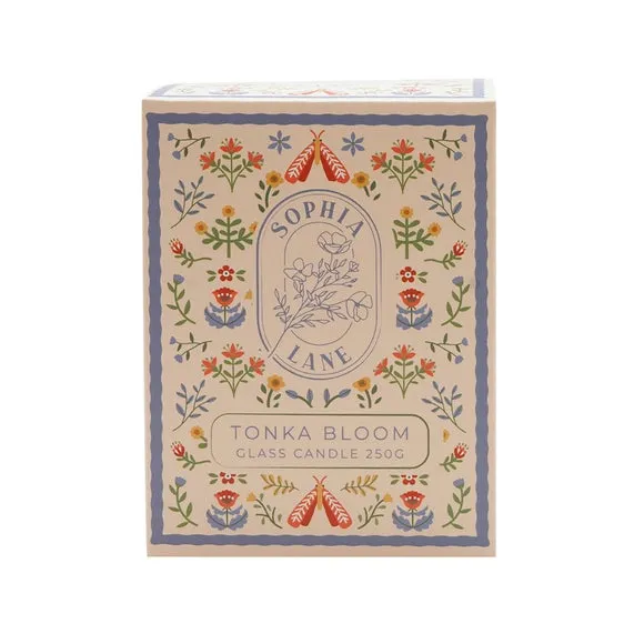 Sophia Lane Tonka Bloom Floral Candle 6