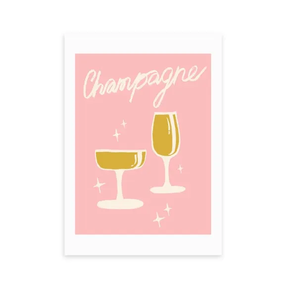 East End Prints Champagne Framed Print 2