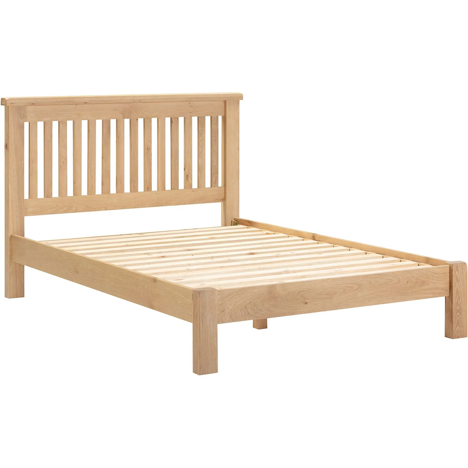 Seconique Windsor 4'6" (Double) Bed Low Foot End (Part Assembled) in Light Oak 2