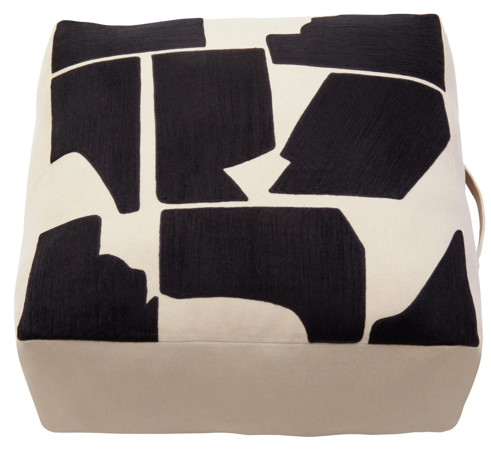 Orsina Bosie Ozella Square Floor Cushion in Black
