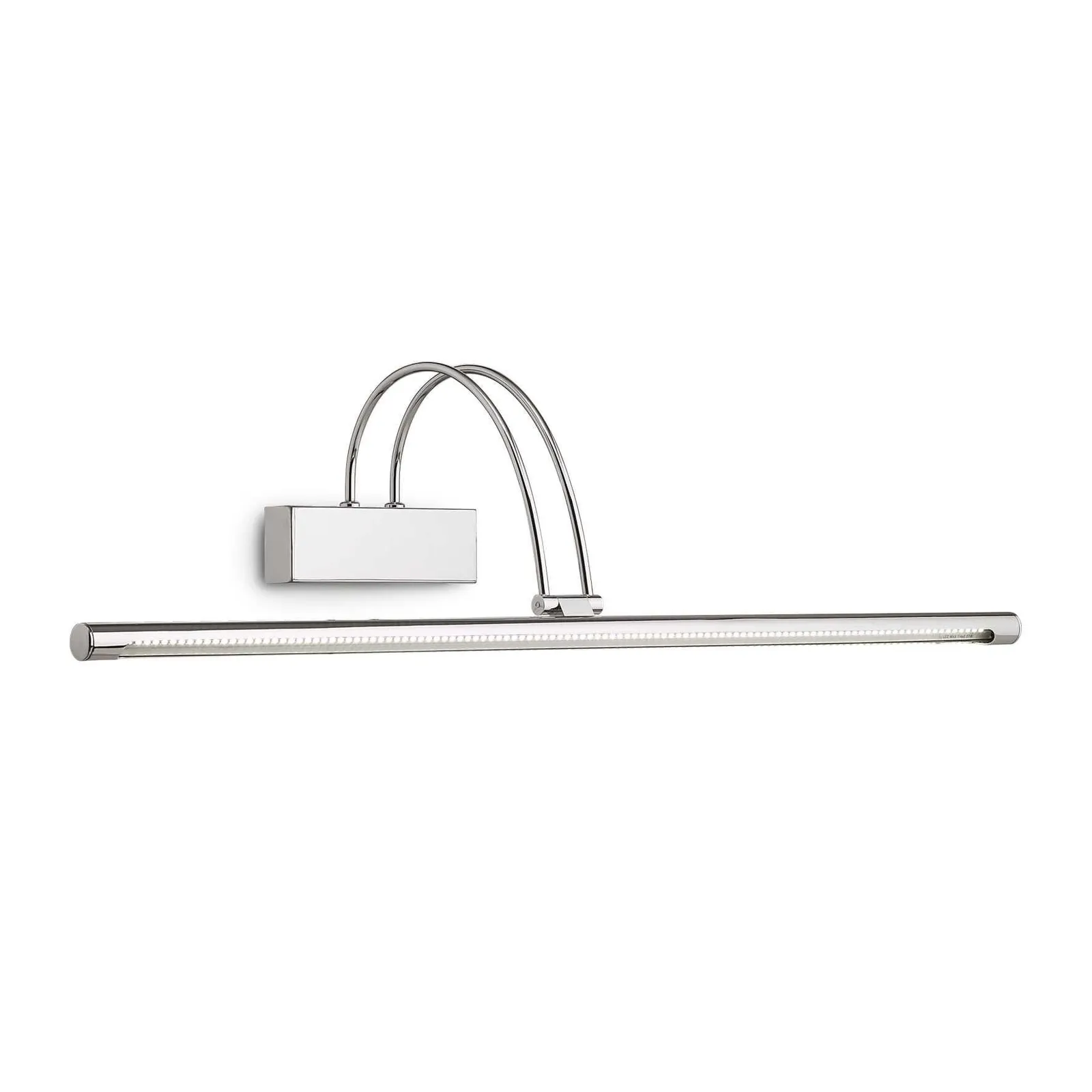Netlighting Bow LED Large Picture Wall Light Chrome in Grey