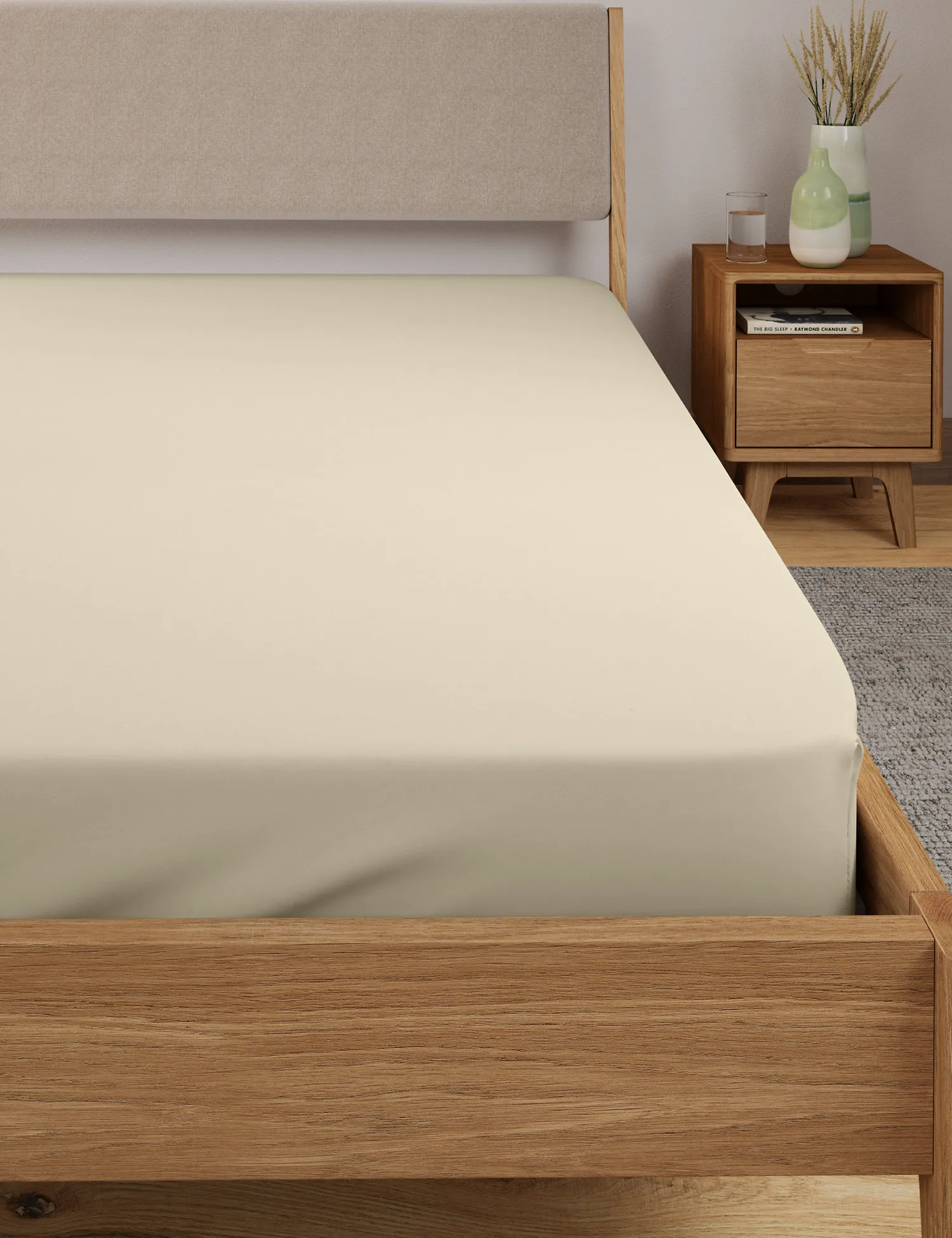 M&S Bamboo Blend Fitted Sheet