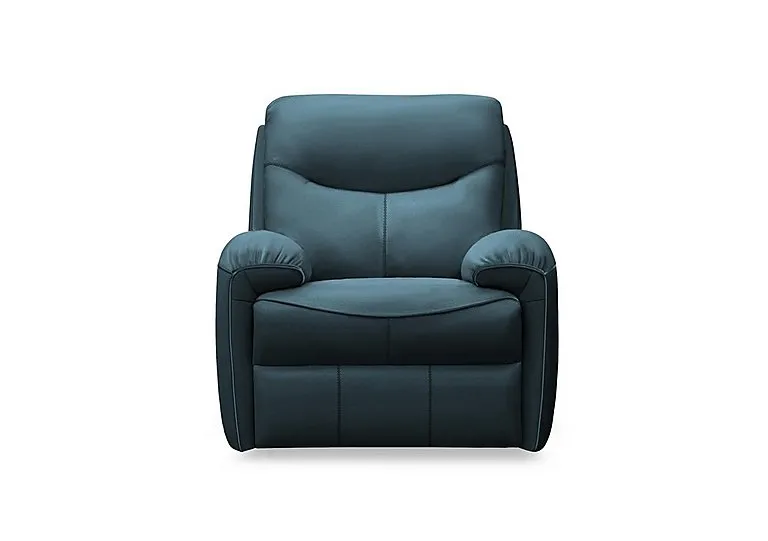 Amesbury Leather Armchair - Cambridge Navy
