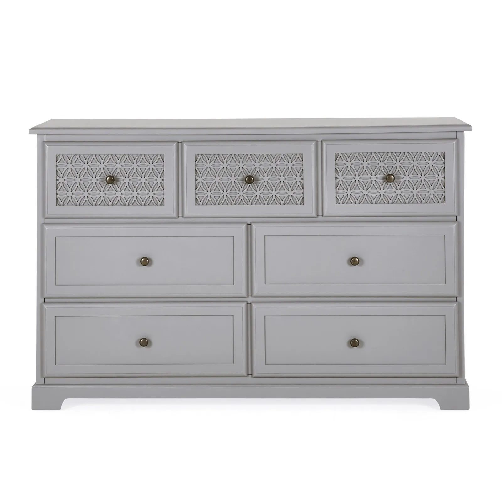 Carys 7 Drawer Chest Grey