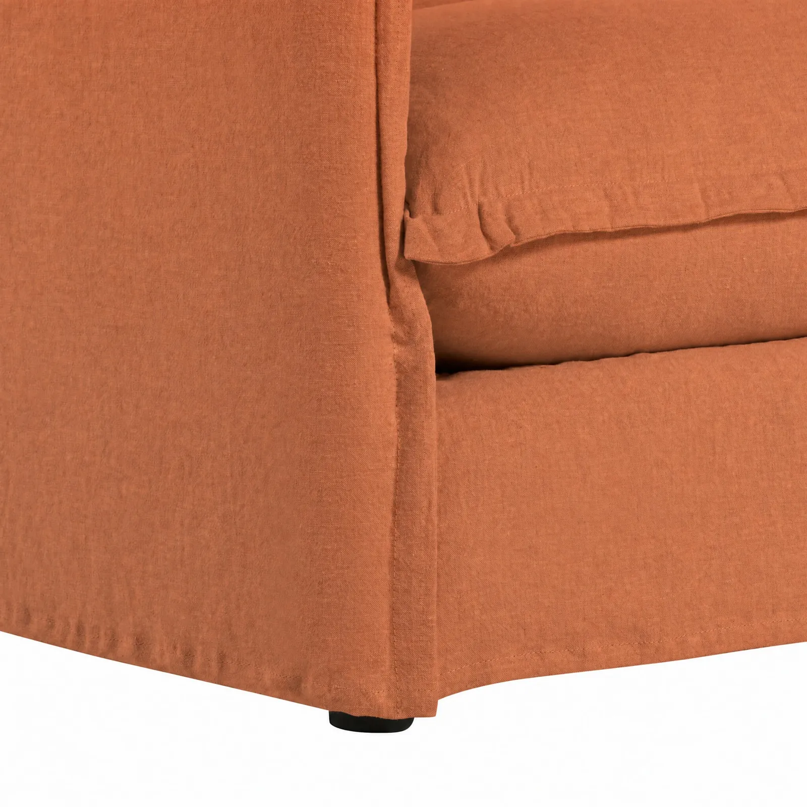 Apperley Corner Sofa, Orange Fabric | Barker & Stonehouse 4