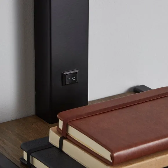 Fulton Plug In Wall Light with Shelf 3