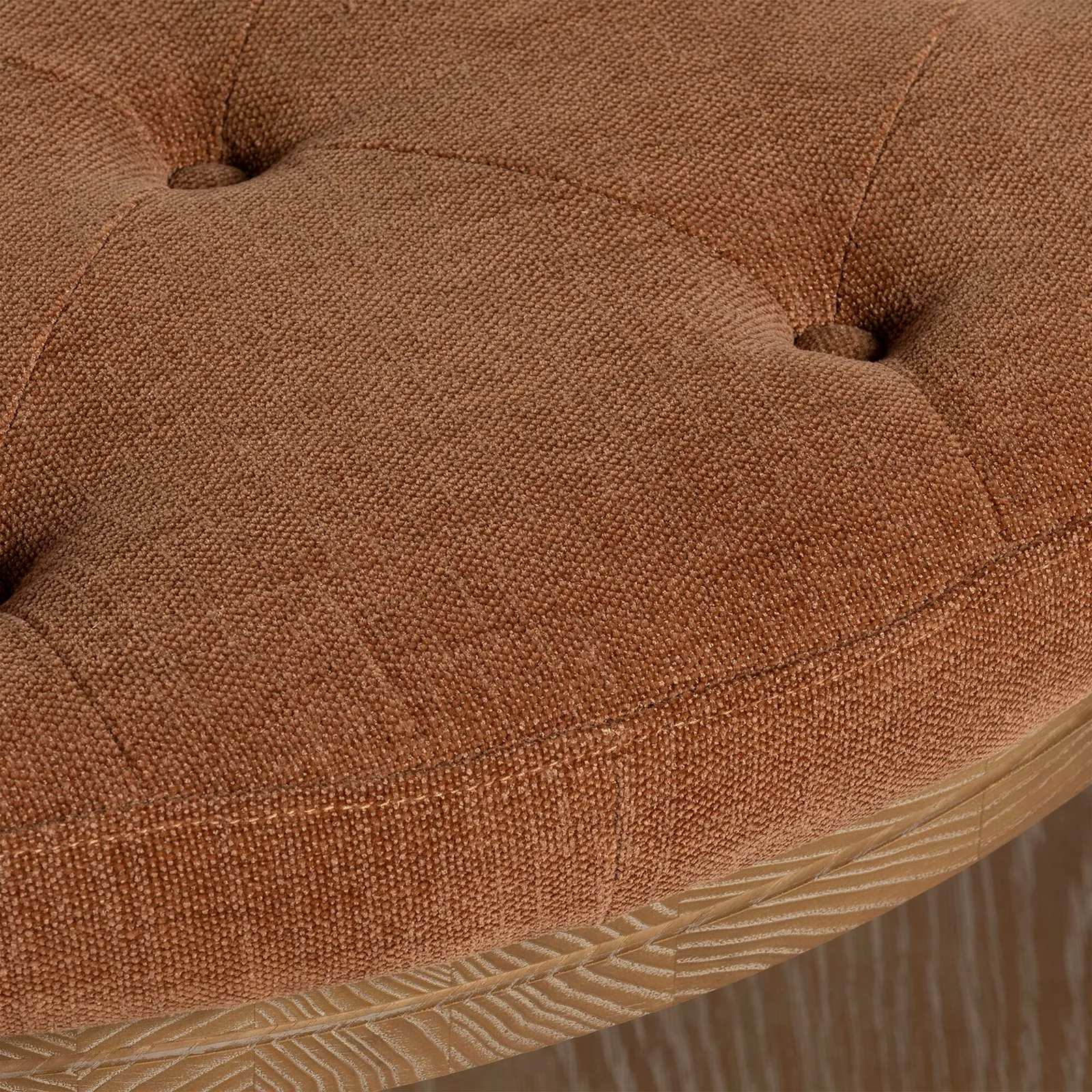 Downton Coffee Table, Round, Orange Wood | Barker & Stonehouse 5