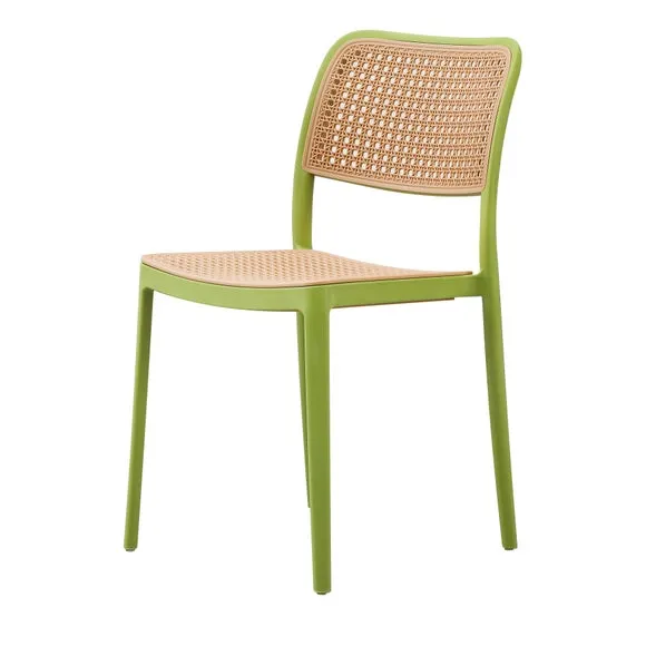 Fusion Living Plastic Cafe Dining Chair 2
