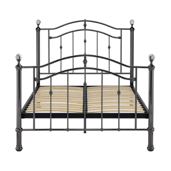 Callisto Chrome and Crystal Bed Frame 5