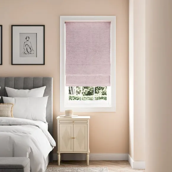 Genoa Chenille Easy Chain Blackout Roman Blind 1