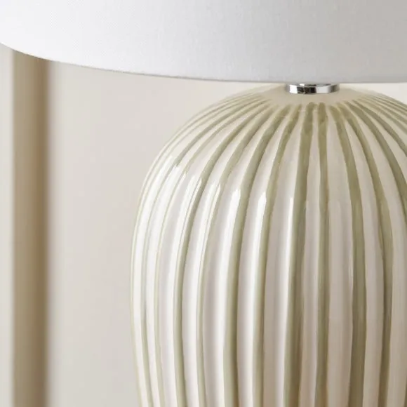 Pacific Lifestyle Cannes Striped Table Lamp 2