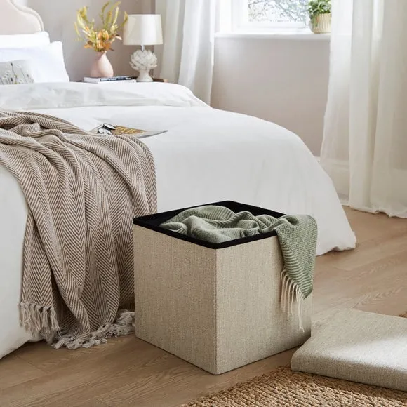 Herringbone Rectangle Ottoman 2