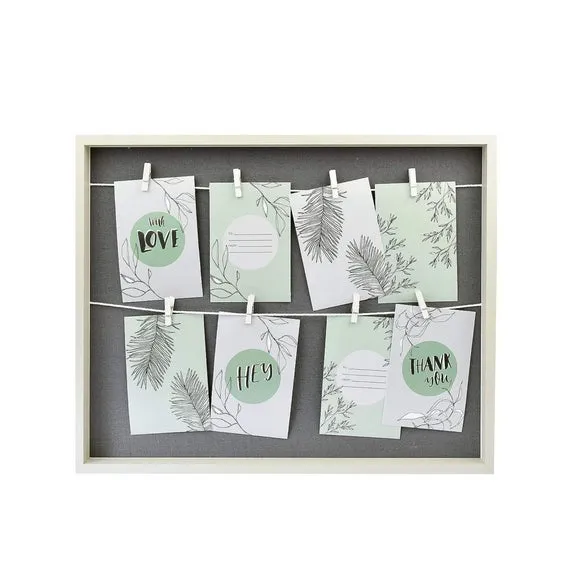 Nielsen 8 Picture Wooden Collage Clip Multi Photo Frame 2