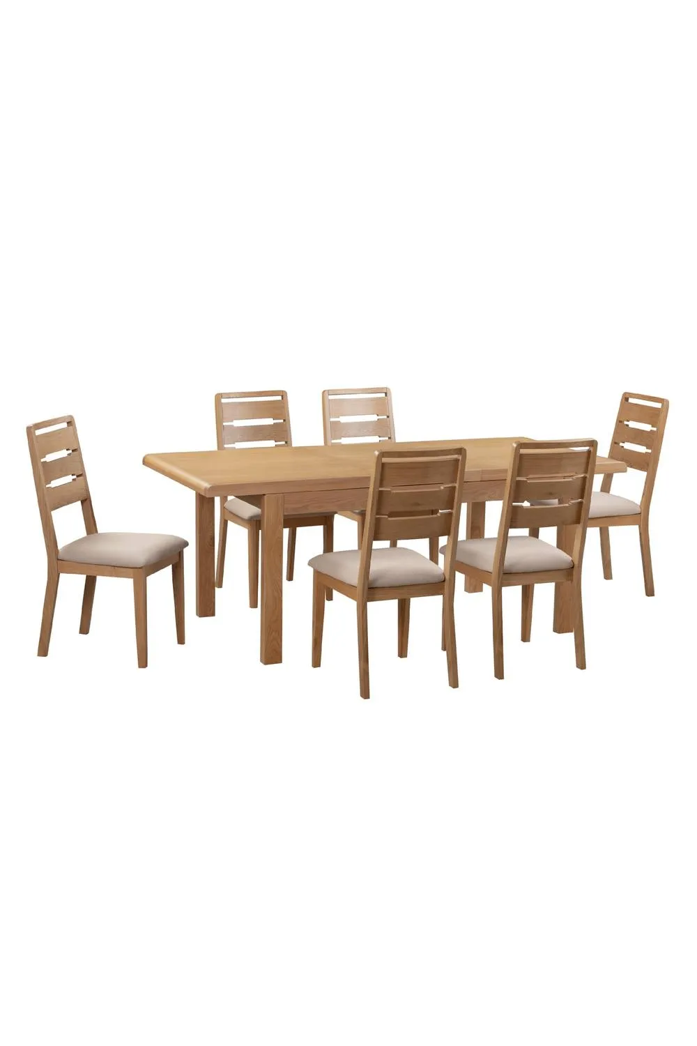 Julian Bowen Curve Dining Chair (Set of 2) in Light Oak 6