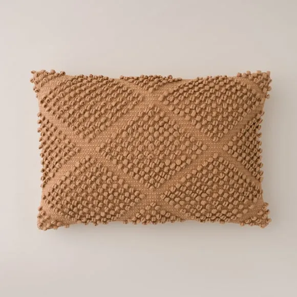 Bobble Diamond Dyed Jersey Rectangle Cushion 3