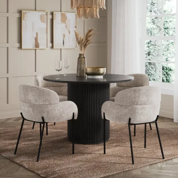 Talullua Dining Chair, Luxe Chenille 2