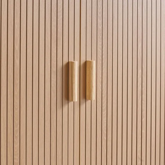 Axel 2 Door Fluted Wardrobe 2