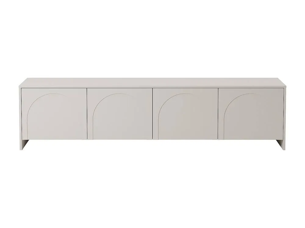 Vente-unique TV Unit With 4 Doors - Beige - NALYRA By Maison Céphy 2