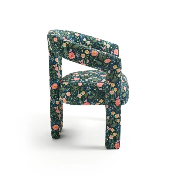 Lucilla Dining Chair, Spring Garden Print 5