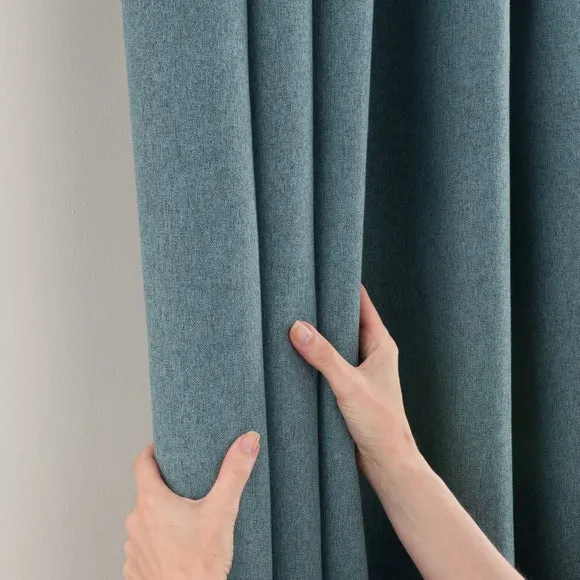 Luna Brushed Pencil Pleat Curtains (Blackout Available) 6